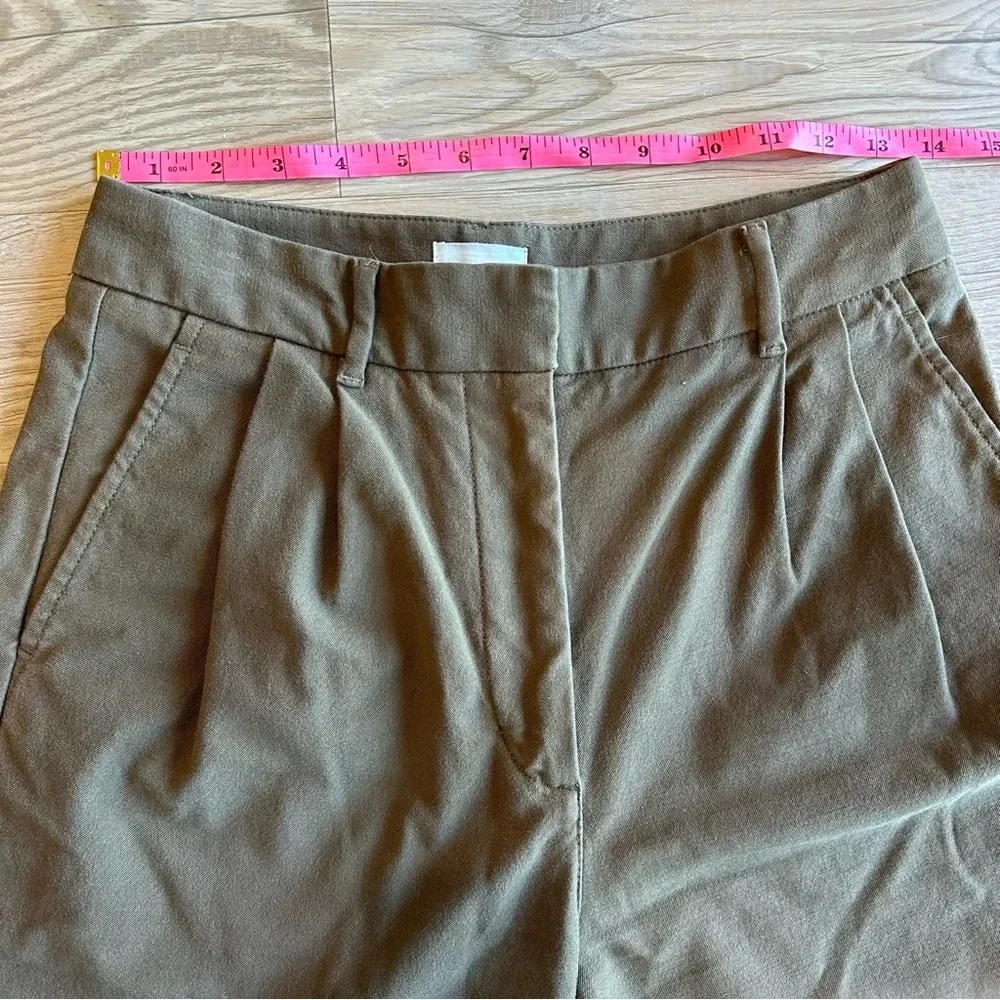 Wilfred Free Aritzia Dion Pant size 4 brown women’s pleated wide leg pants - Picture 9 of 12